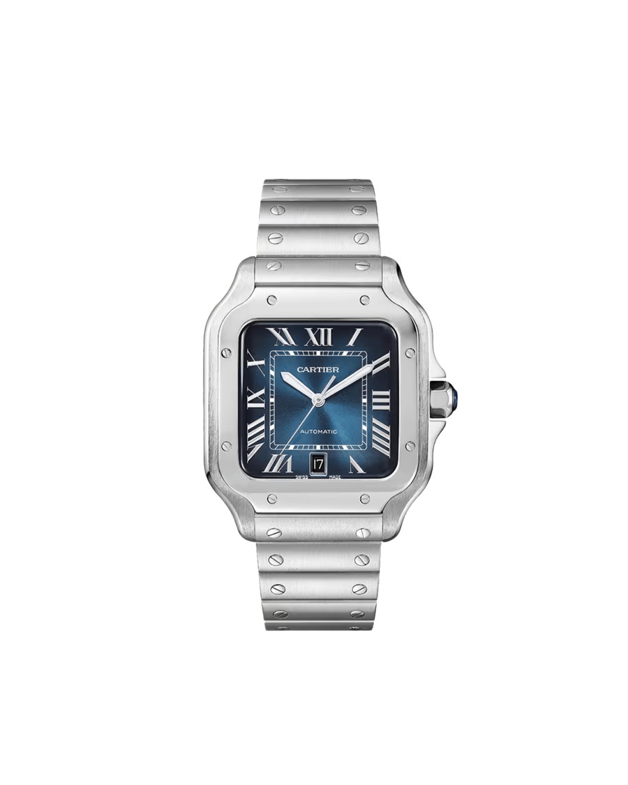 Santos Large, blue dial